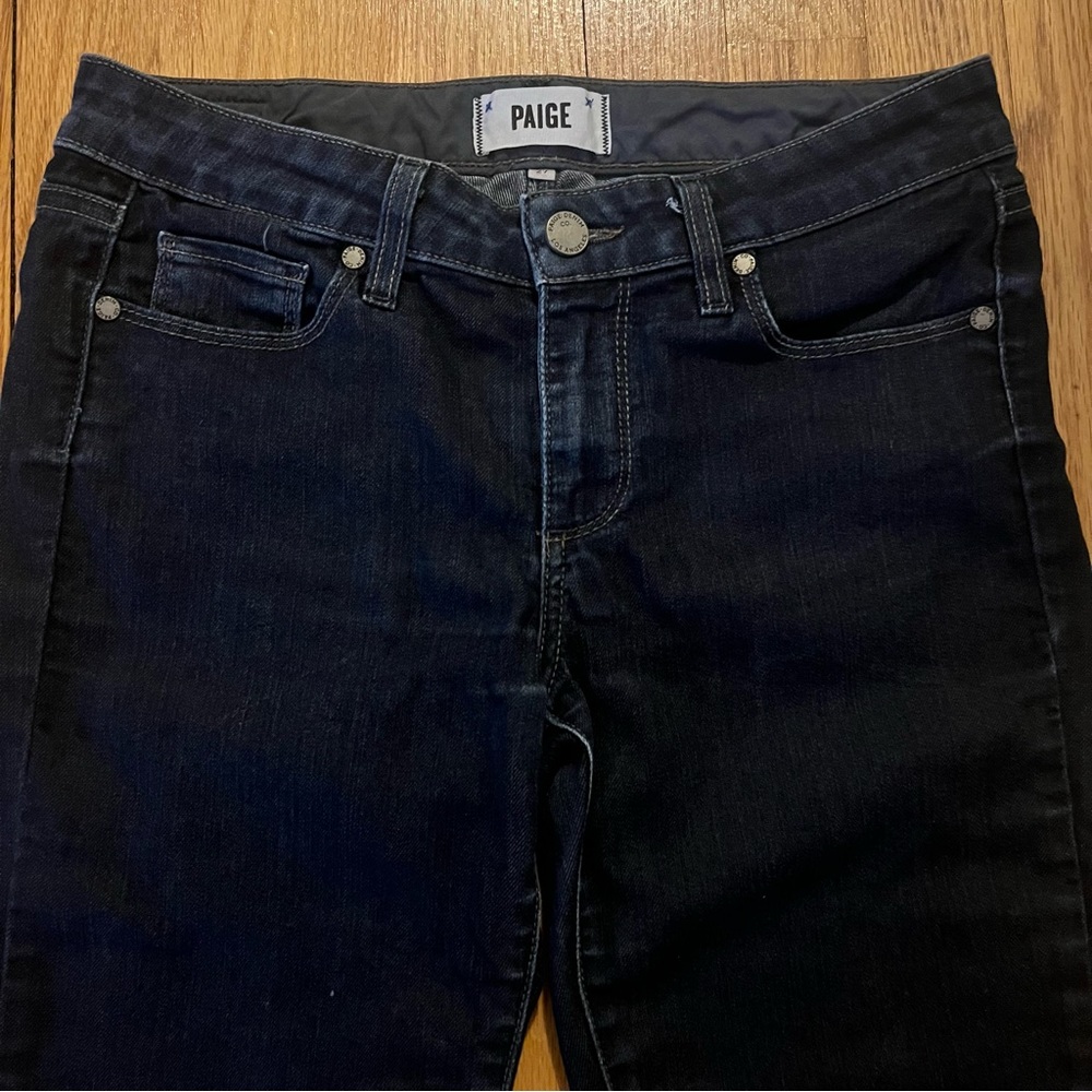 Paige Dark Denim Skyline Skinny Jeans Size 27